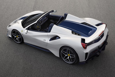 Ferrari 488 Pista Spider at Pebble Beach Concours 2018